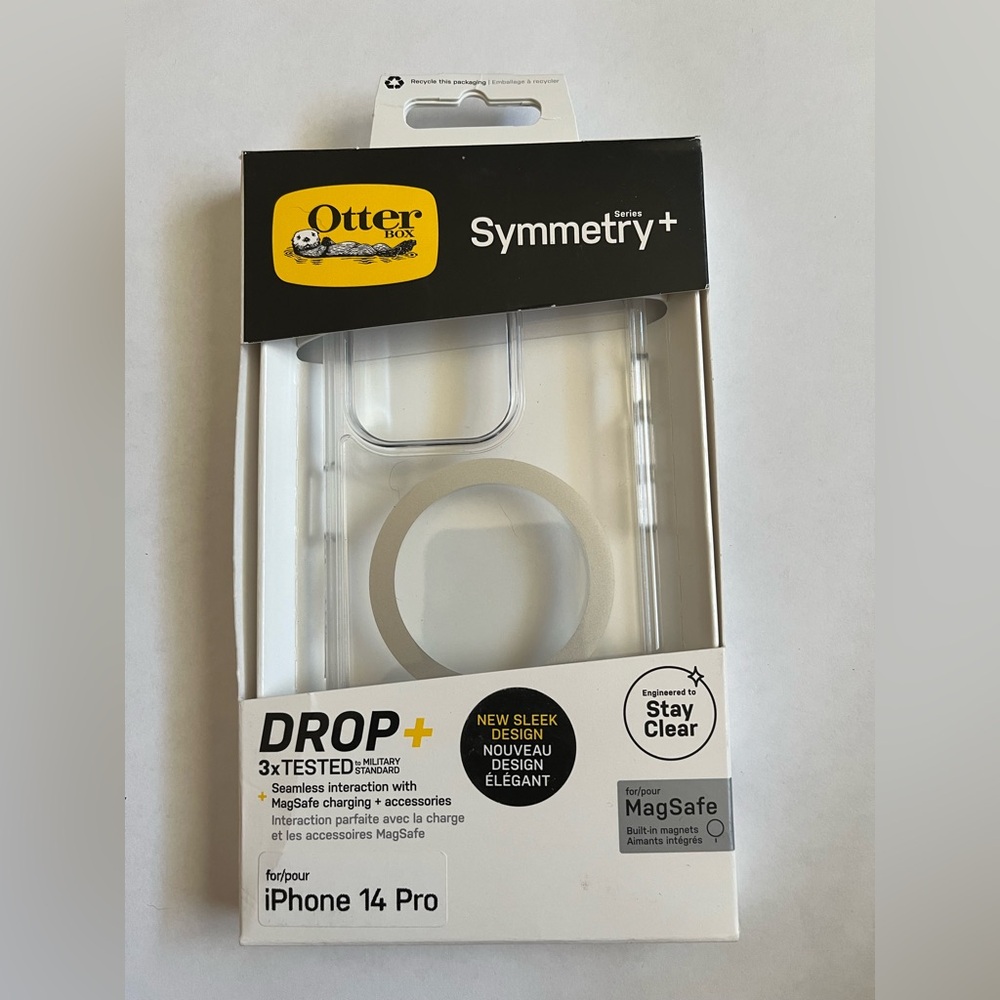 OtterBox Symmetry+ Clear Case for iPhone 14 Pro